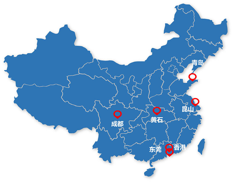 得力仕液壓機業(yè)務布局圖